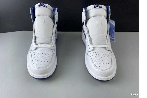 Cheap Husky Metallic 555088-106 AIR Jordan Retro 1 Navy (2016) 555088-106 1218